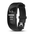 Smart Fitness Tracker with Heart Rate Monitor – Activity & Sleep Tracking, Notifications, OLED, IP67, iOS & Android