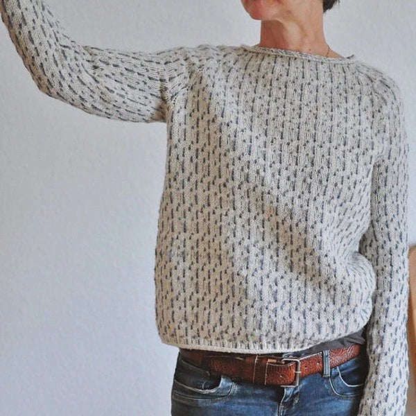 Flōre | Women's Raglan Sleeve Sweater - Crewneck Knit Pullover