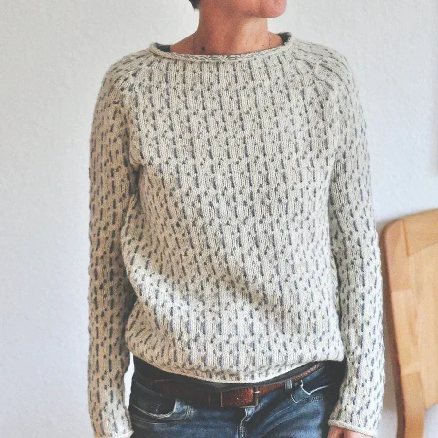 Flōre | Women's Raglan Sleeve Sweater - Crewneck Knit Pullover
