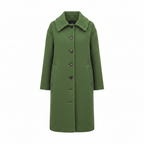 Women's Coat | Button Fastening Long Sleeve