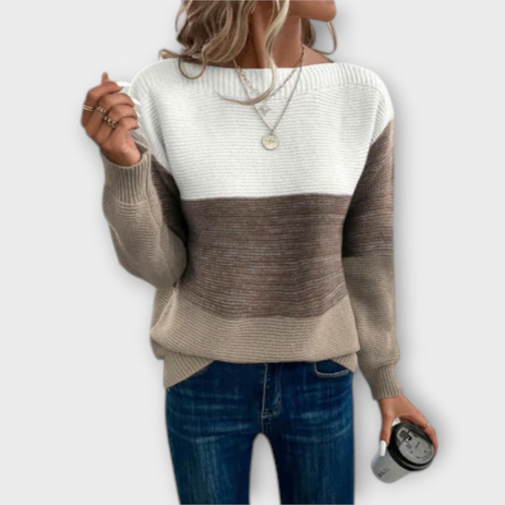 Roque | Women's Casual Knit Sweater - Relaxed Fit Pullover
