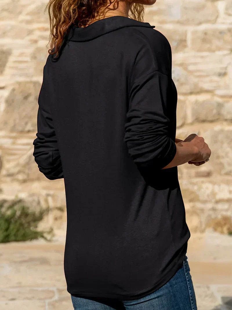 Tasana | Women's Sweater | Collared Half Zip Style