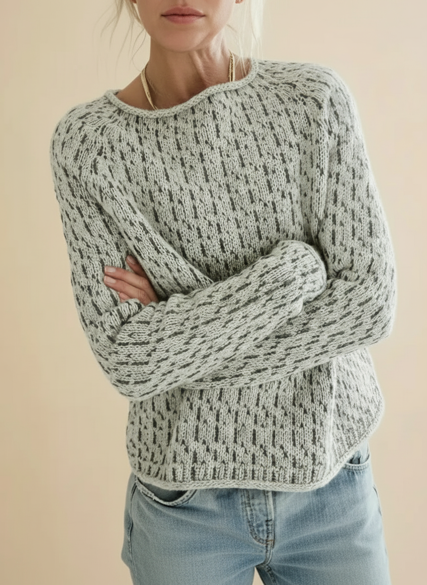 Flōre | Women's Raglan Sleeve Sweater - Crewneck Knit Pullover