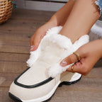 Solis | Women's Platform Ankle Boots - Padded Collar Chunky Booties