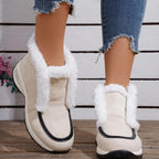 Solis | Women's Platform Ankle Boots - Padded Collar Chunky Booties