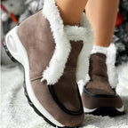 Solis | Women's Platform Ankle Boots - Padded Collar Chunky Booties