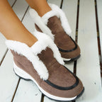 Solis | Women's Platform Ankle Boots - Padded Collar Chunky Booties