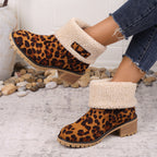 Solis | Boots for Women | Faux Shearling Cuff Ankle Style Brown B