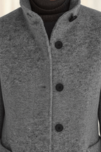Zahara | Women's Faux Wool Tailored Overcoat - Classic Notch Lapel Trench Coat & Long Winter Jacket
