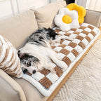 Soft Pet Blanket – Chenille Couch Cover for Dogs & Cats, Non-Slip Furniture Protector, Machine Washable – CozyCover