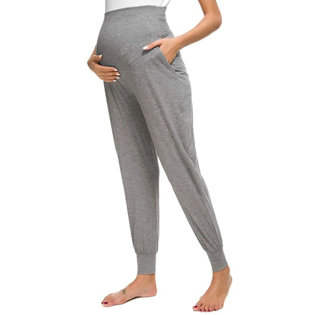 Martina Maternity Leggings – Soft Pregnancy Leggings with Adjustable Waistband, Slim Fit, 5 Colors, S–2XL – Roque