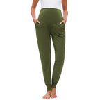 Martina Maternity Leggings – Soft Pregnancy Leggings with Adjustable Waistband, Slim Fit, 5 Colors, S–2XL – Roque