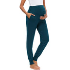 Martina Maternity Leggings – Soft Pregnancy Leggings with Adjustable Waistband, Slim Fit, 5 Colors, S–2XL – Roque