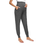 Martina Maternity Leggings – Soft Pregnancy Leggings with Adjustable Waistband, Slim Fit, 5 Colors, S–2XL – Roque