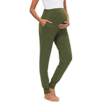 Martina Maternity Leggings – Soft Pregnancy Leggings with Adjustable Waistband, Slim Fit, 5 Colors, S–2XL – Roque