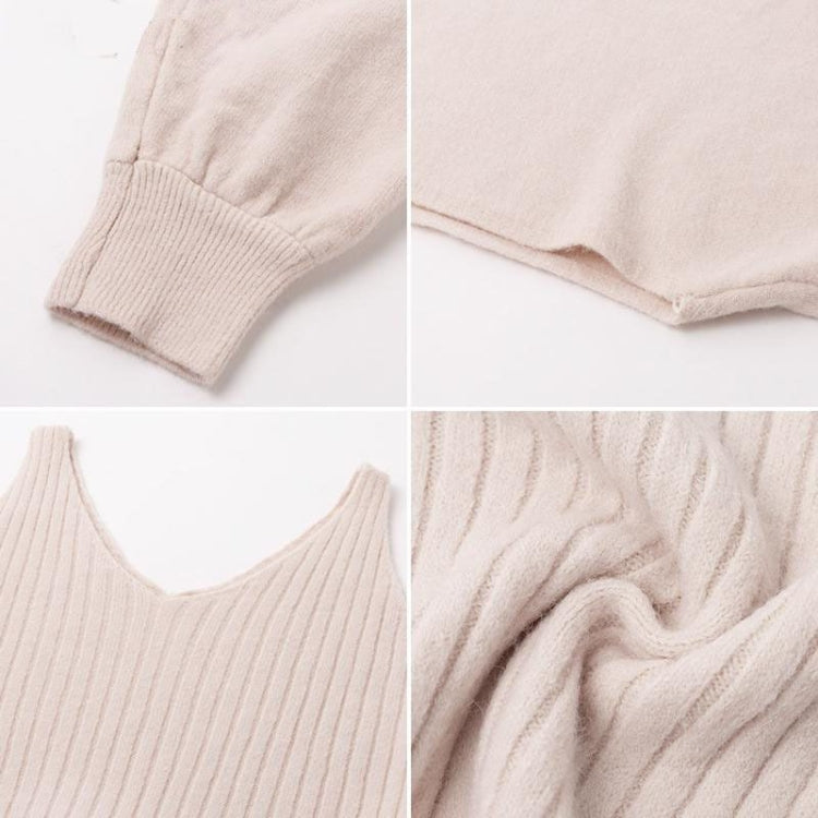Maternity Set – Stretchy Maternity Dress & Sweater Set for Expecting Mothers, Pregnancy Outfit, One Size – Luna