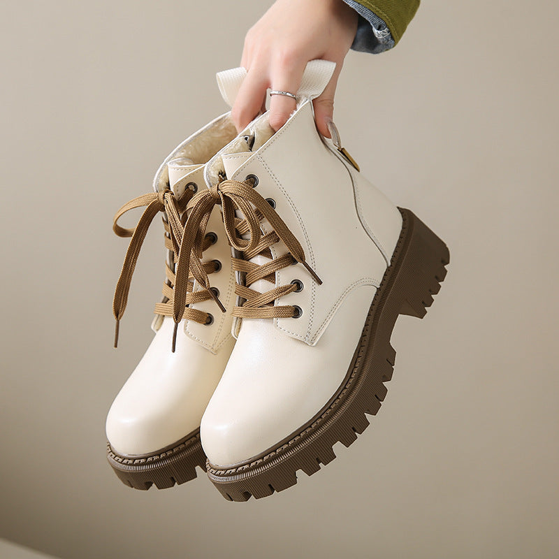 Flōre | Women's Side Zip Ankle Boots - Round Toe Casual Booties
