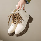 Flōre | Women's Side Zip Ankle Boots - Round Toe Casual Booties