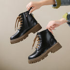 Flōre | Women's Side Zip Ankle Boots - Round Toe Casual Booties