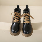 Flōre | Women's Side Zip Ankle Boots - Round Toe Casual Booties