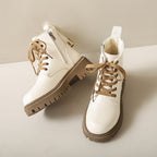 Flōre | Women's Side Zip Ankle Boots - Round Toe Casual Booties