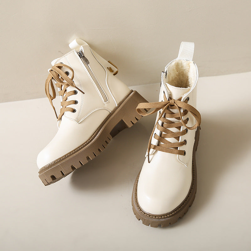 Flōre | Women's Side Zip Ankle Boots - Round Toe Casual Booties