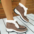 Solis | Women's Platform Ankle Boots - Padded Collar Chunky Booties