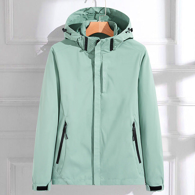Dôre | Stylish Waterproof Rain Jacket Mint green