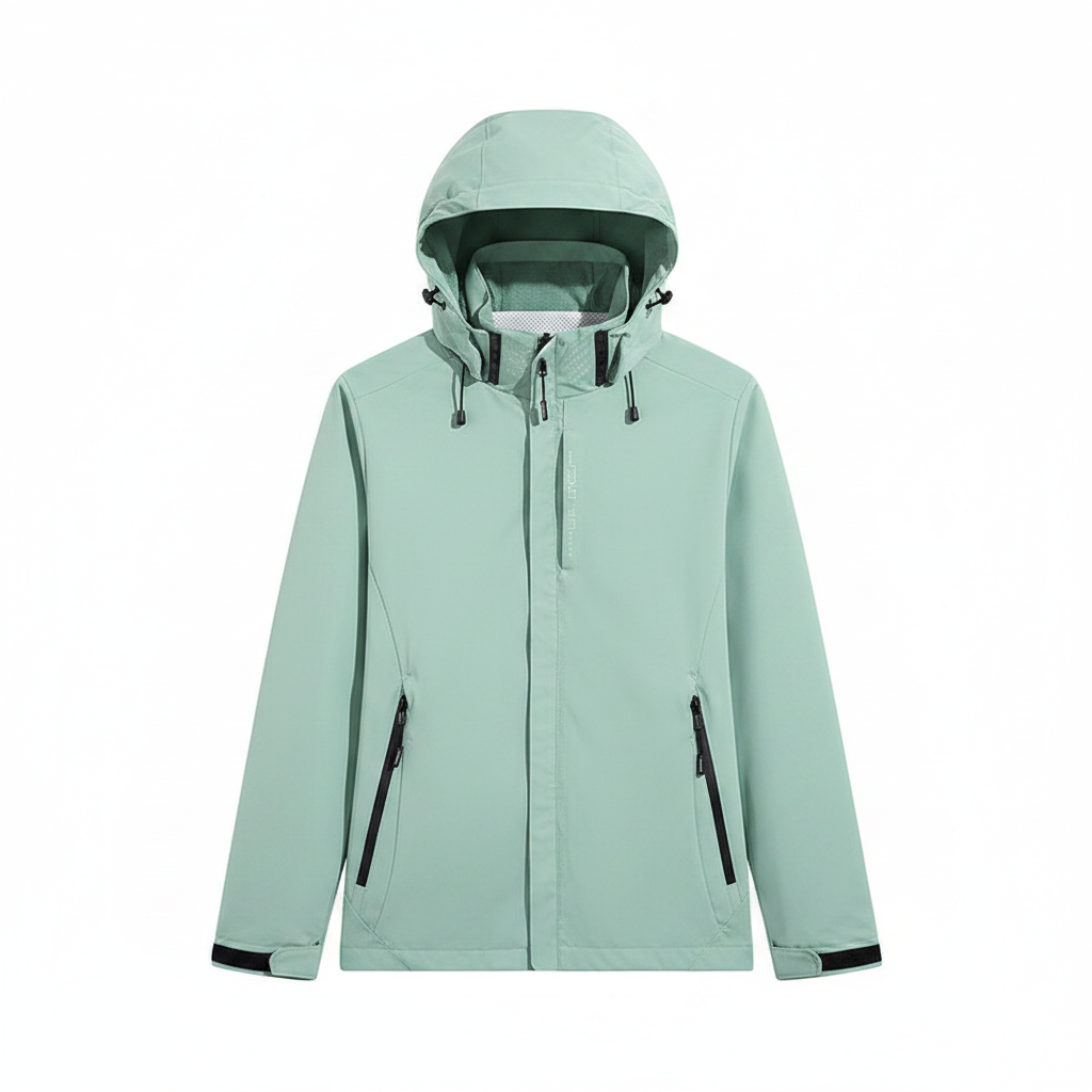Dôre | Women's Stylish Waterproof Rain Jacket - Windproof Hooded Trench Coat & Outdoor Parka
