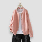 Inspire | Women's Sweater | Button Front Ribbed Cuffs