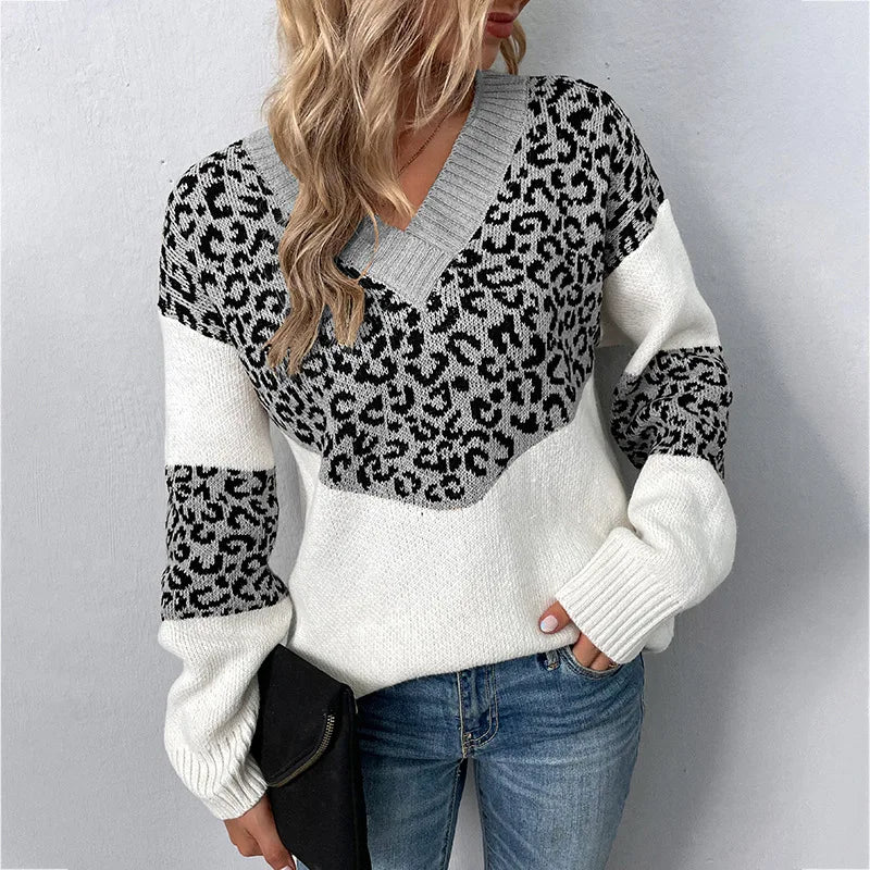 Solis | Women's Colorblock Sweater - Long Sleeve Crewneck Pullover