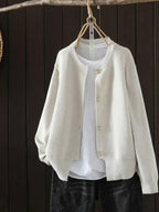 Inspire | Women's Sweater | Button Front Ribbed Cuffs