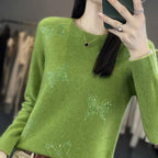 Pamelo | Women’s Sweater | Butterfly Embellishment Detail