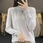 Pamelo | Women’s Sweater | Butterfly Embellishment Detail