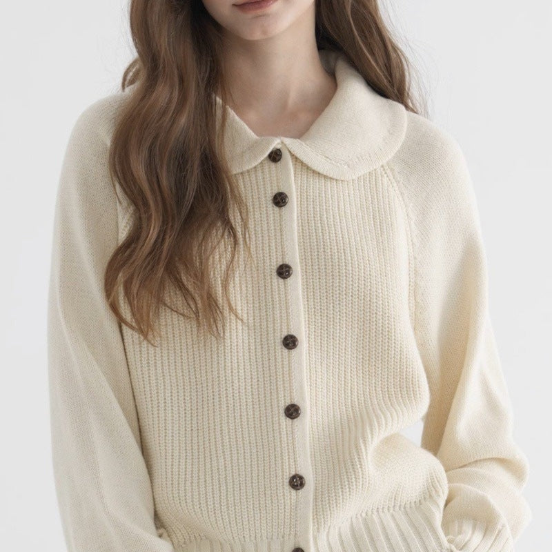 Mechi | Women's Cardigan | Soft Knit Texture Long Sleeve