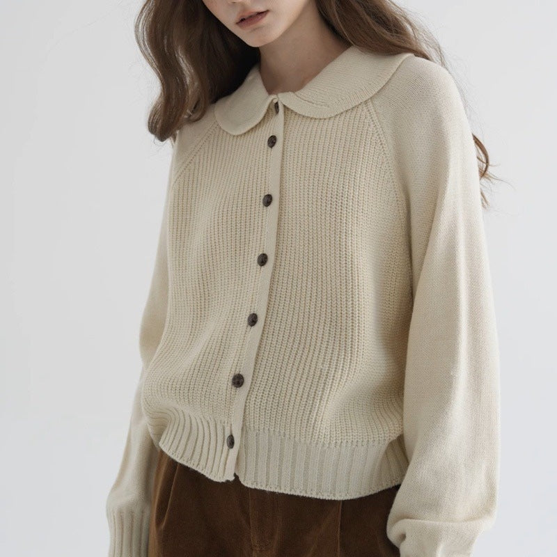 Mechi | Women's Cardigan | Soft Knit Texture Long Sleeve