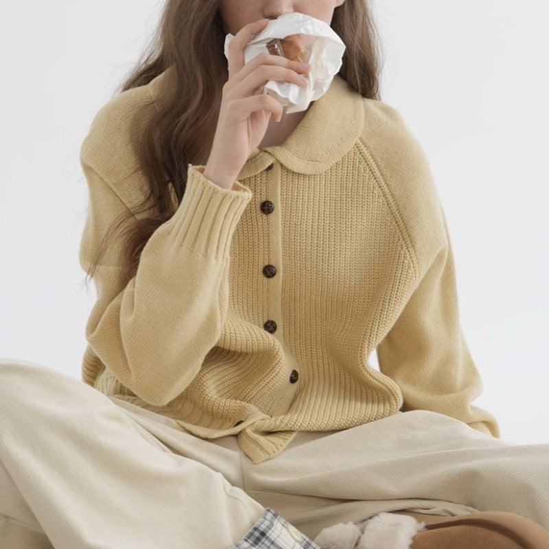 Mechi | Women's Cardigan | Soft Knit Texture Long Sleeve