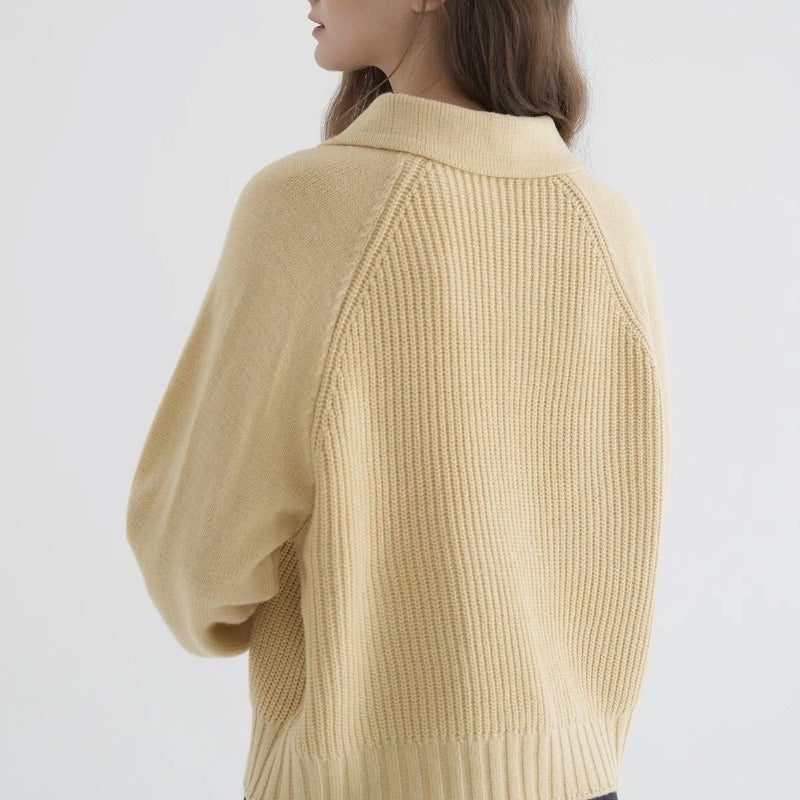 Mechi | Women's Cardigan | Soft Knit Texture Long Sleeve