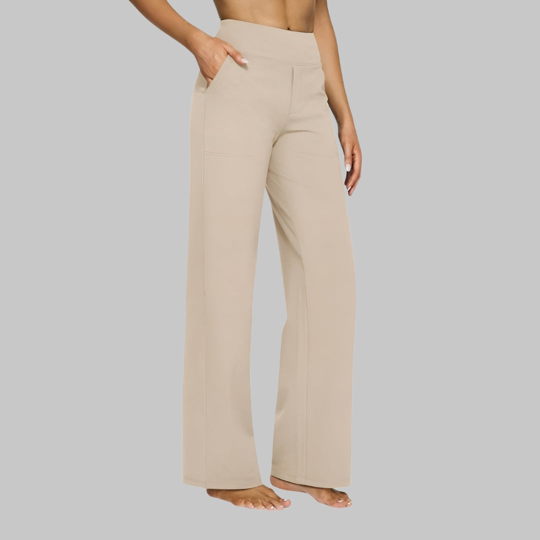 Women's Comfortable Stretch Pants For Everyday Life With Flexibility Red