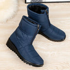 Ēden | Women's Quilted Mid-Calf Boots - Warm Winter Snow Booties