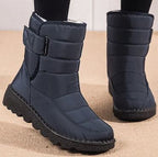 Ēden | Women's Quilted Mid-Calf Boots - Warm Winter Snow Booties