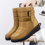 Ēden | Women's Quilted Mid-Calf Boots - Warm Winter Snow Booties