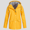 Women's Waterproof Hooded Raincoat Yellow