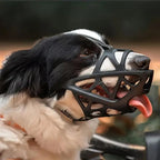 Soft Mesh Dog Muzzle – Breathable, Adjustable Muzzle to Prevent Biting and Chewing – for Walks, Training & Vet Visits, S–XL