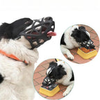 Soft Mesh Dog Muzzle – Breathable, Adjustable Muzzle to Prevent Biting and Chewing – for Walks, Training & Vet Visits, S–XL