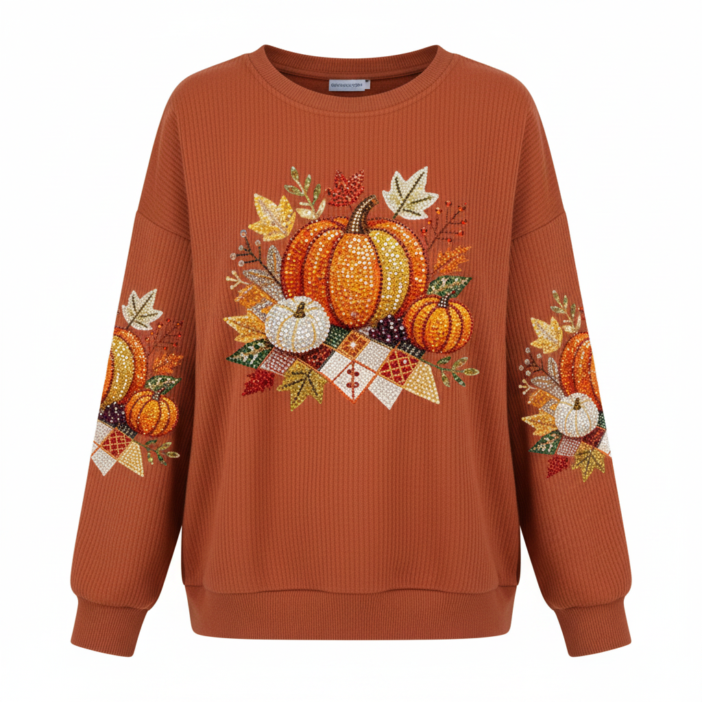 Umami | Women’s Sweatshirt | Pumpkin Graphic Design