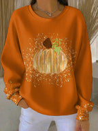 Amore | Women's Graphic Crewneck Sweatshirt - Front Print Pullover