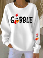 Mechi | Women's Graphic Sleeve Sweatshirt - Long Sleeve Crewneck Pullover
