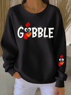 Mechi | Women's Graphic Sleeve Sweatshirt - Long Sleeve Crewneck Pullover